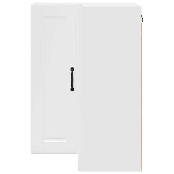 Küchenwandschrank Hochglanz Weiß 57 x 57 x 80 cm Holzwerkstoff