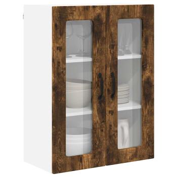 Küchenwandschrank mit Regal Geräucherte Eiche 60 x 31 x 80 cm