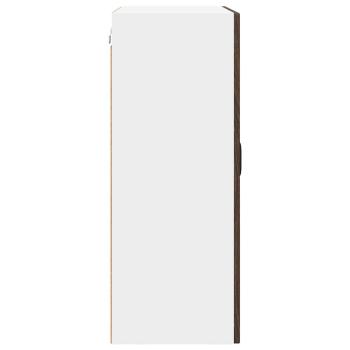 Küchenwandschrank mit Regal Braun Eichen-Optik 60 x 31 x 80 cm