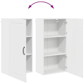 Küchenwandschrank mit Regal Weiß 50 x 31 x 100 cm Holzwerkstoff