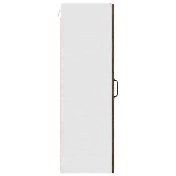 Küchenwandschrank mit Regal Braun Eichen-Optik 50 x 31 x 100 cm