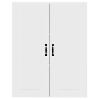 Küchenwandschrank mit Regal Weiß 80 x 31 x 100 cm Holzwerkstoff