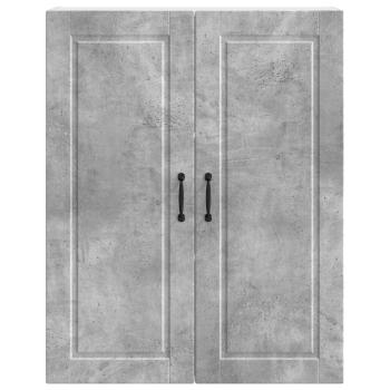 ARDEBO.de - Küchenwandschrank Beton Grau 80 x 31 x 100 cm Holzwerkstoff