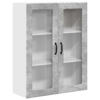 Küchenwandschrank Beton Grau 80 x 31 x 100 cm Holzwerkstoff