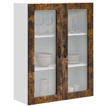 Küchenwandschrank mit Regal Geräucherte Eiche 80 x 31 x 100 cm