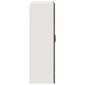 Küchenwandschrank mit Regal Braun Eichen-Optik 80 x 31 x 100 cm