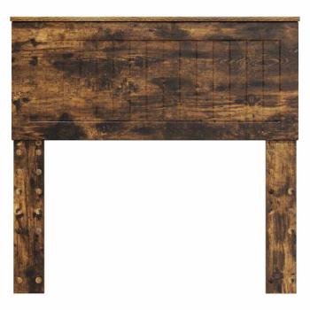 Kopfteil mit Kopfteil Geräucherte Eiche 90 cm Holzwerkstoff