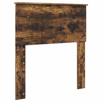 Kopfteil mit Kopfteil Geräucherte Eiche 80 cm Holzwerkstoff