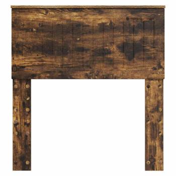 Kopfteil mit Kopfteil Geräucherte Eiche 80 cm Holzwerkstoff