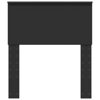 Kopfteil mit Kopfteil Schwarz Eichen-Optik 75 cm Holzwerkstoff