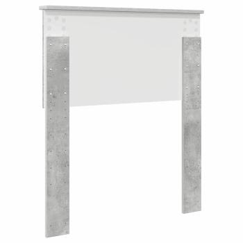 Kopfteil mit Kopfteil Beton Grau 75 cm Holzwerkstoff