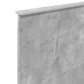 Kopfteil mit Kopfteil Beton Grau 75 cm Holzwerkstoff