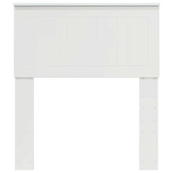 Kopfteil mit Kopfteil Glänzend Weiß 75 cm Holzwerkstoff