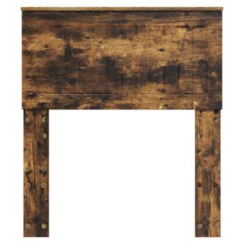 Kopfteil mit Kopfteil Geräucherte Eiche 75 cm Holzwerkstoff