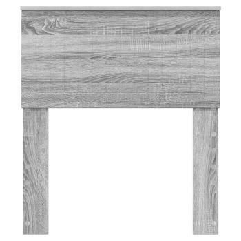 Kopfteil mit Kopfteil Graues Sonoma 75 cm Holzwerkstoff