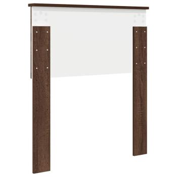 Kopfteil mit Kopfteil Braun Eichen-Optik 75 cm Holzwerkstoff