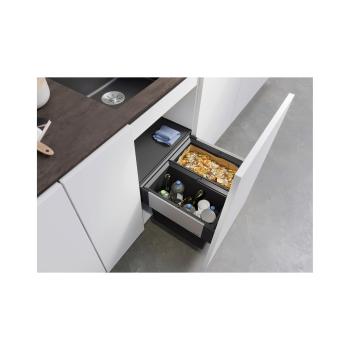 Blanco Select II 50/2 Abfallsammler, 2x 19L Eimer, grau (526201)