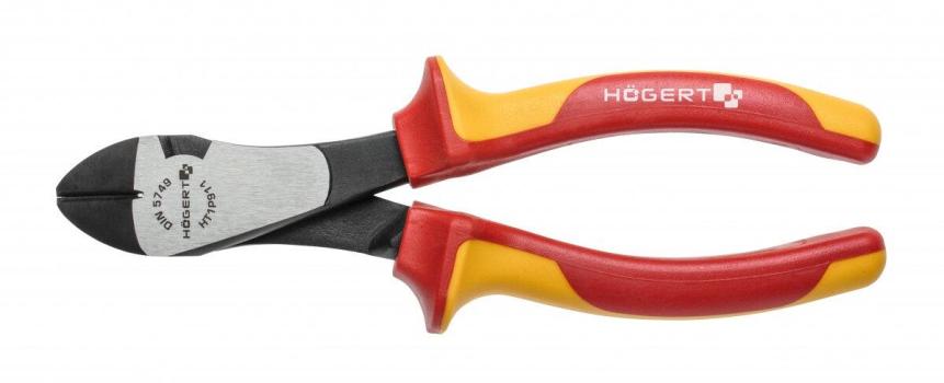 ARDEBO.de Högert HT1P911 Seitenschneider, 180mm, 1000V, VDE, 2-K Griff (HT1P911)