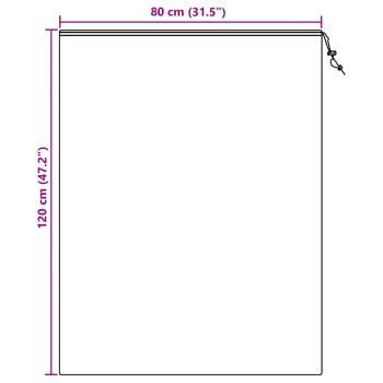 Frostschutzpflanzenfleeceabdeckungen 10 pcs Grün 0,8 x 1,2 m
