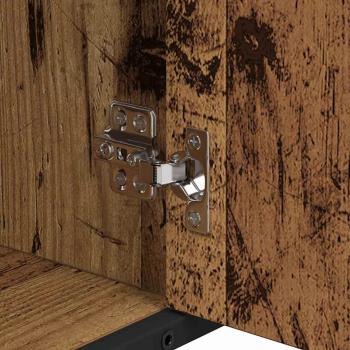 Badezimmermöbel-Set mit Schubladen 3 pcs Altholz Holzwerkstoff