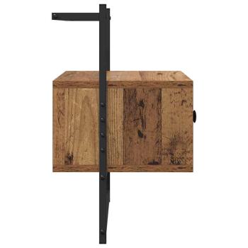 Nachttisch 2 pcs Altholz 35 x 30 x 51 cm Holzwerkstoff