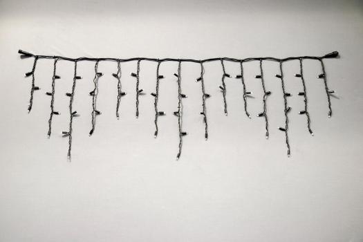 MK Illumination Ice Lite®QF+, 114 LED 3mx0,5m warm weiß, schwarzes Kabel,