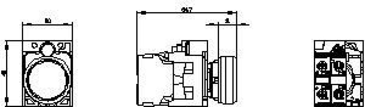 Siemens 3SU1150-0AB40-1BA0 Drucktaster, grün