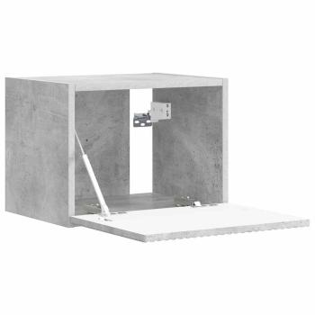 TV-Wandschrank 2 pcs Beton 60 x 31 x 29,5 cm Holzwerkstoff