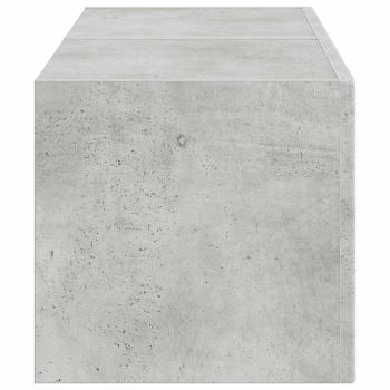 TV-Wandschrank 2 pcs Beton 60 x 31 x 29,5 cm Holzwerkstoff