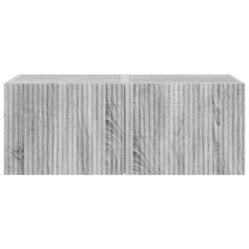 TV-Wandschrank 2 pcs Graues Sonoma 60 x 31 x 29,5 cm
