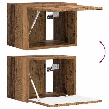 TV-Wandschrank 2 pcs Altholz 60 x 31 x 29,5 cm Holzwerkstoff