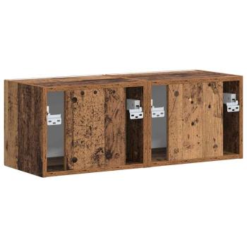 TV-Wandschrank 2 pcs Altholz 60 x 31 x 29,5 cm Holzwerkstoff