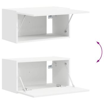 TV-Wandschrank 2 pcs Weiß 60 x 31 x 29,5 cm Holzwerkstoff