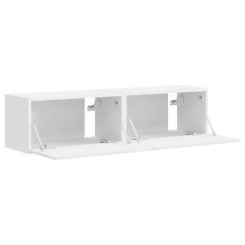 TV-Wandschrank 2 pcs Weiß 60 x 31 x 29,5 cm Holzwerkstoff