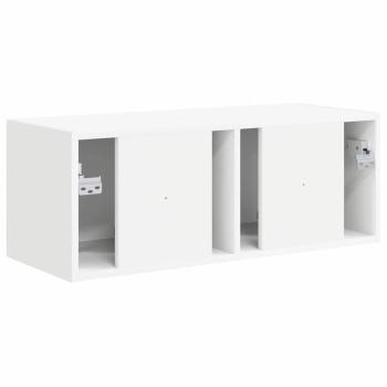 TV-Wandschrank Weiß 60 x 31 x 29,5 cm Holzwerkstoff