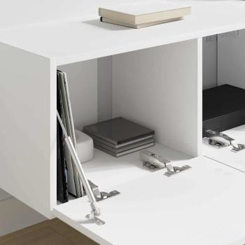 TV-Wandschrank 2 pcs Weiß 60 x 31 x 29,5 cm Holzwerkstoff