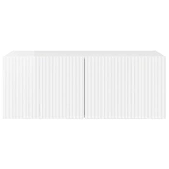 TV-Wandschrank Glänzend Weiß 60 x 31 x 29,5 cm Holzwerkstoff