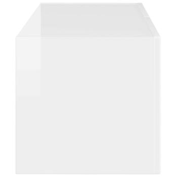 TV-Wandschrank Glänzend Weiß 60 x 31 x 29,5 cm Holzwerkstoff