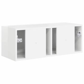 TV-Wandschrank Glänzend Weiß 60 x 31 x 29,5 cm Holzwerkstoff