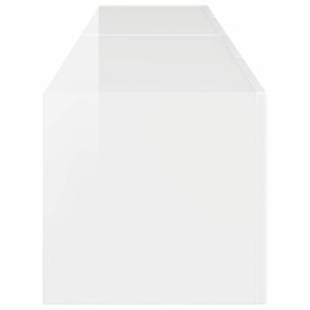 TV-Wandschrank 2 pcs Glänzend Weiß 60 x 31 x 29,5 cm