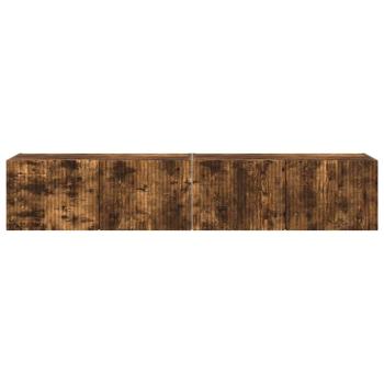 TV-Wandschrank 2 pcs Geräucherte Eiche 60 x 31 x 29,5 cm