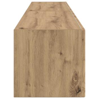 ARDEBO.de - TV-Wandschrank 2 pcs Kunsthandwerk Eiche 60 x 31 x 29,5 cm