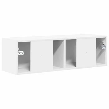 TV-Wandschrank Weiß 60 x 31 x 29,5 cm Holzwerkstoff
