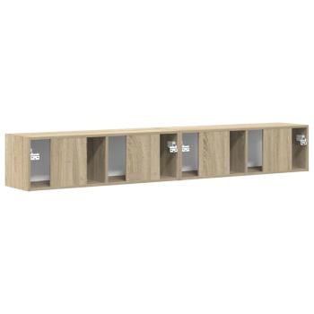 TV-Wandschrank 2 pcs Sonoma 60 x 31 x 29,5 cm Holzwerkstoff