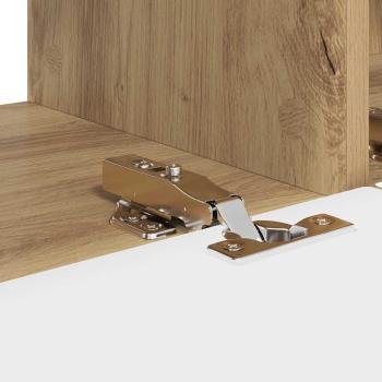 ARDEBO.de - TV-Wandschrank Kunsthandwerk Eiche 60 x 31 x 29,5 cm