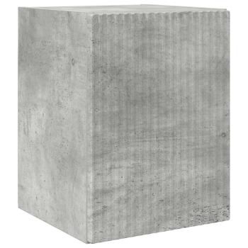 TV-Wandschrank 2 pcs Beton 30 x 31 x 40 cm Holzwerkstoff