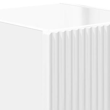 TV-Wandschrank Wandmontiert 2 pcs Glänzend Weiß 30 x 31 x 40 cm