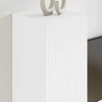 TV-Wandschrank Wandmontiert Weiß 30 x 31 x 60 cm Holzwerkstoff