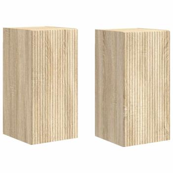 TV-Wandschrank 2 pcs Sonoma 30 x 31 x 60 cm Holzwerkstoff