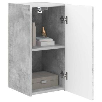 TV-Wandschrank 2 pcs Beton 30 x 31 x 60 cm Holzwerkstoff